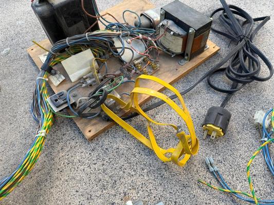 Tron Arcade Power Supply and Wiring Harness Image