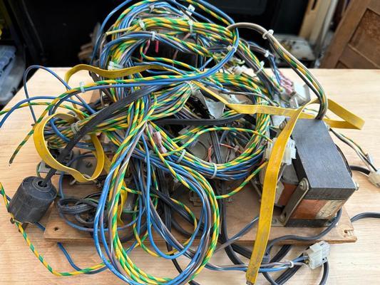 Tron Arcade Power Supply and Wiring Harness Image