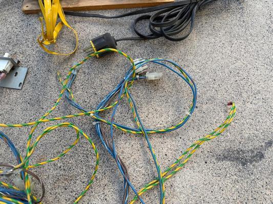 Tron Arcade Power Supply and Wiring Harness Image
