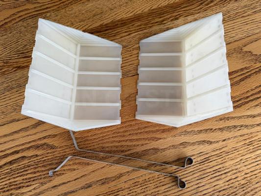 Upper Plastic Title Holders for Seeburg 222 Jukebox