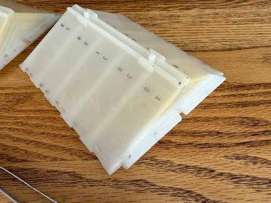 Upper Plastic Title Holders for Seeburg 222 Jukebox Image