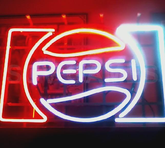 Vintage 3 Color Pepsi Neon Sign