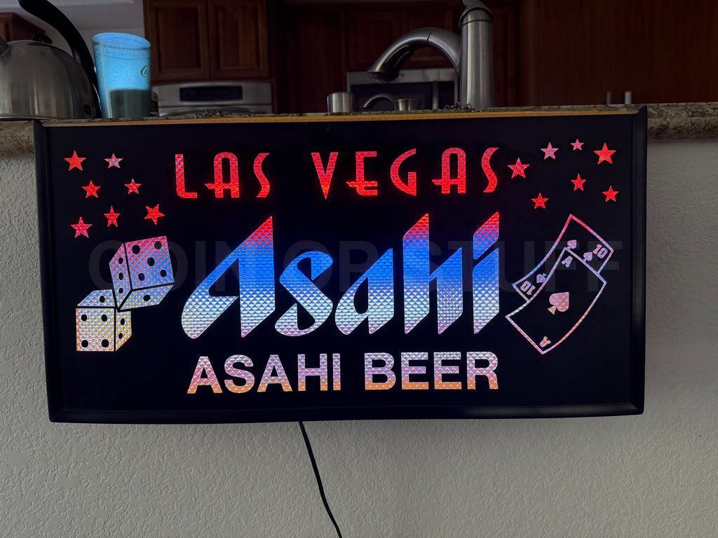 Vintage Las Vegas Asahi Beer Light Sign