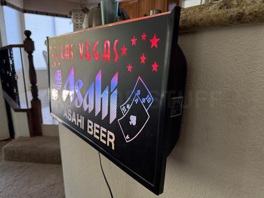 Vintage Las Vegas Asahi Beer Light Sign Image