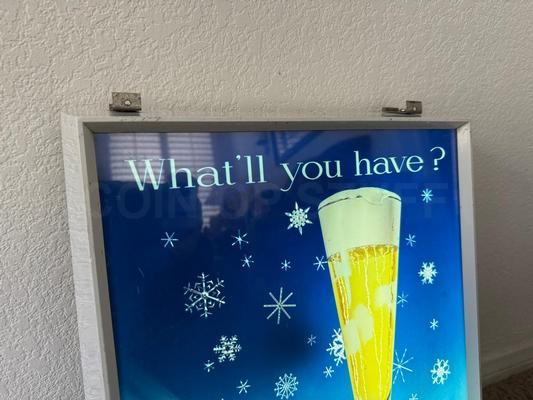 Vintage Pabst Blue Ribbon Lighted Motion Beer Sign Image