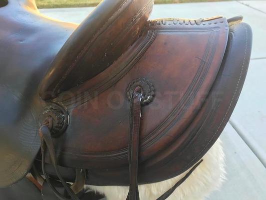 Vintage Porter Horse Saddle with Stand and Extras Image