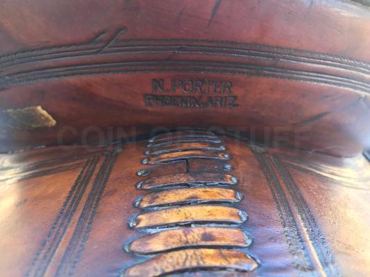 Vintage Porter Horse Saddle with Stand and Extras Image