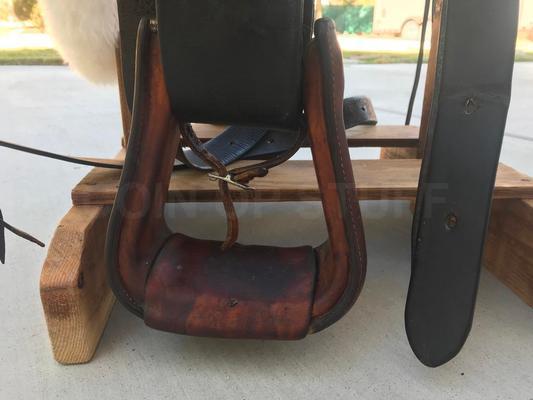 Vintage Porter Horse Saddle with Stand and Extras Image