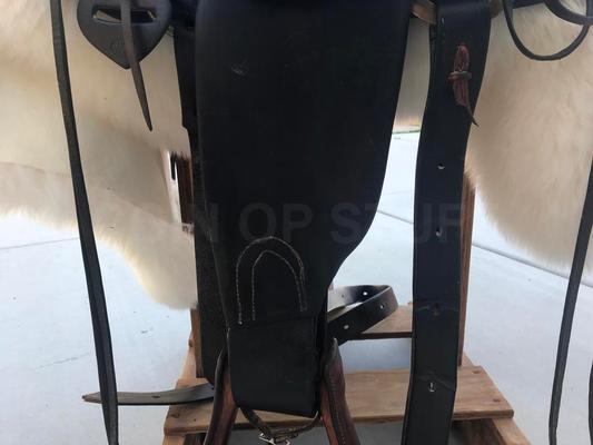 Vintage Porter Horse Saddle with Stand and Extras Image