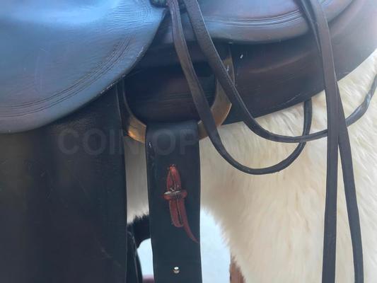Vintage Porter Horse Saddle with Stand and Extras Image