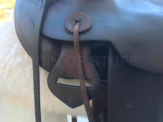 Vintage Porter Horse Saddle with Stand and Extras Image