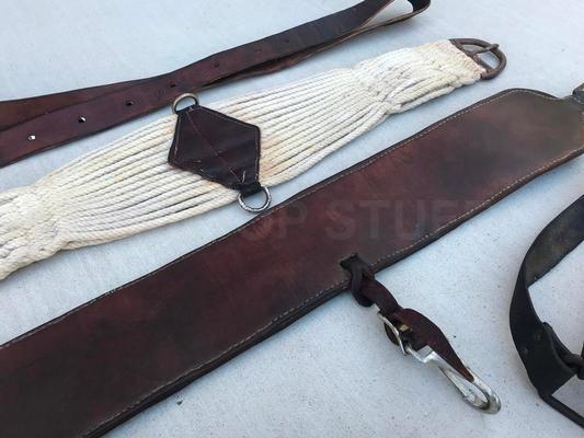 Vintage Porter Horse Saddle with Stand and Extras Image