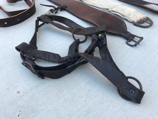 Vintage Porter Horse Saddle with Stand and Extras Image