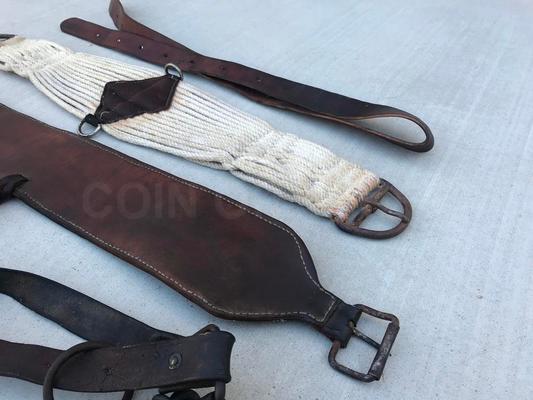 Vintage Porter Horse Saddle with Stand and Extras Image