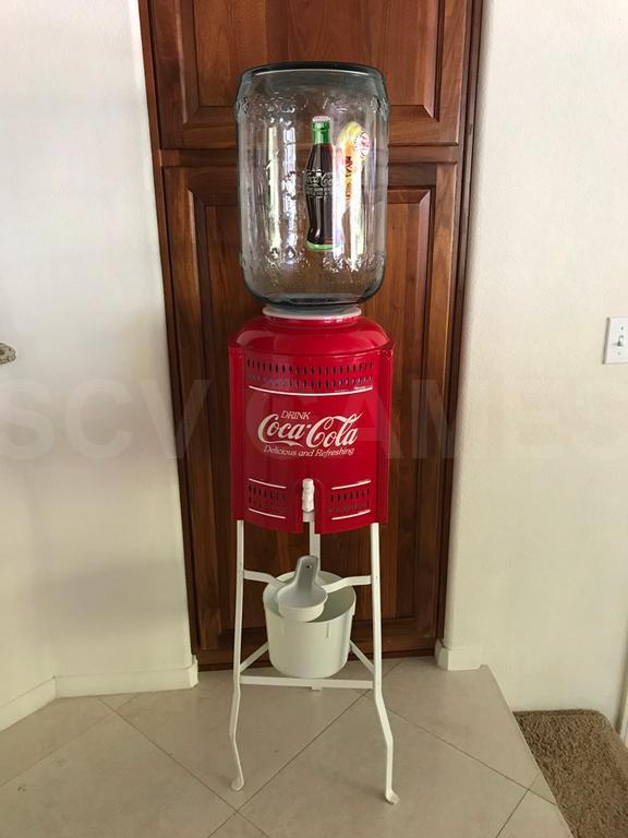 Vintage Sparkletts water cooler Restored with Coca-Cola Theme