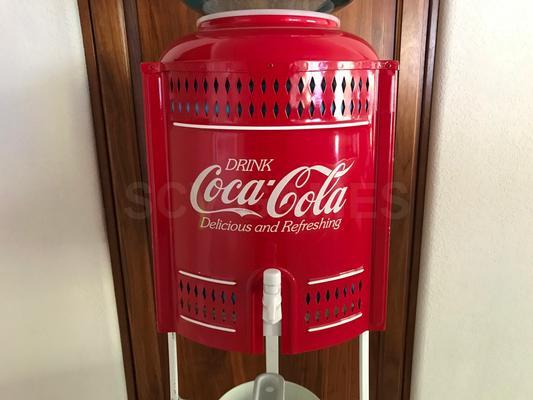 Vintage Sparkletts water cooler Restored with Coca-Cola Theme Image